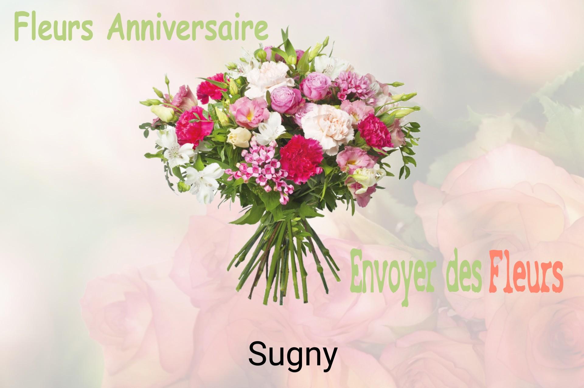 Bouquet de fleurs d’anniversaire livré à Sugny