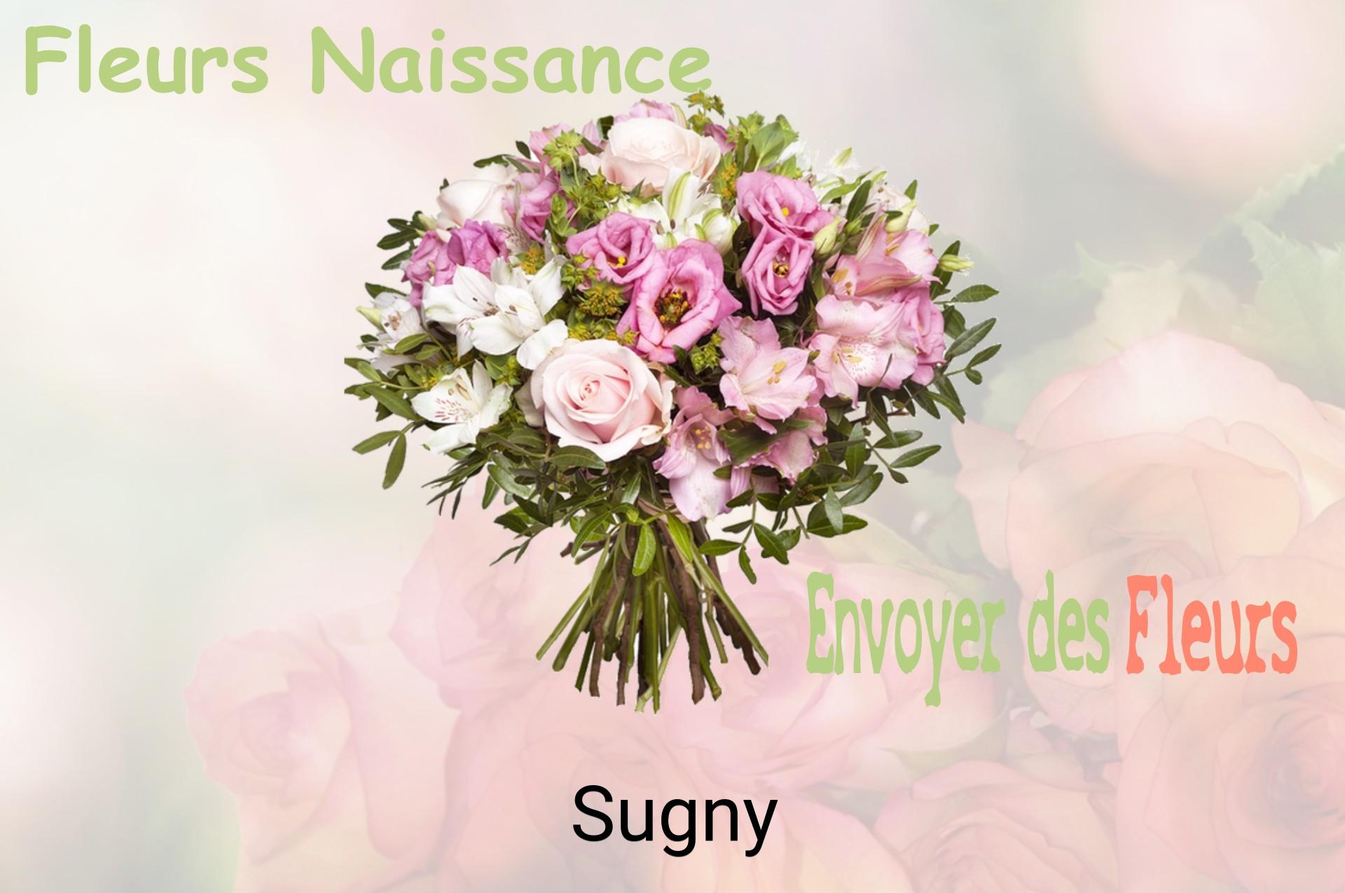 Bouquet de fleurs de naissance livré à Sugny